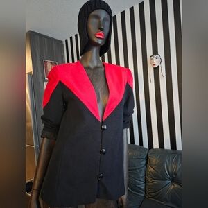 Frank Masanorea Silk Wool Bust 17.5" Sleeves 23.5"  Waist 18" Length 27"